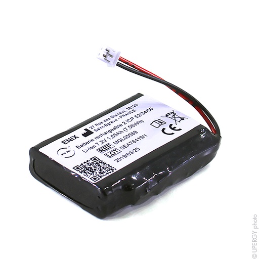 [ENIMGL00589] Pack(s) Batterie médicale rechargeable Proteor kéo 7.4V 1.15Ah JST