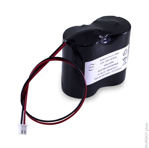 [ENIMGL00689] Pack(s) Batterie lithium 2x D 1S2P ST1 3.6V 26Ah JST