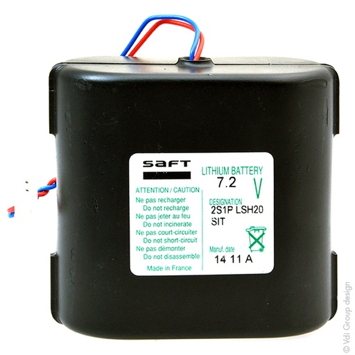 [ENIMML0004] Unité(s) Batterie lithium 2S1PLSH20SIT 7.2V 13Ah