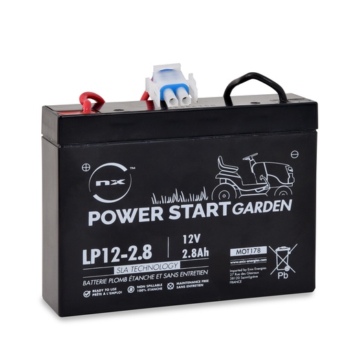 [ENIMOT178] Batterie(s) Batterie tondeuse 580764901 / LP12-2.8 12V 2.8Ah