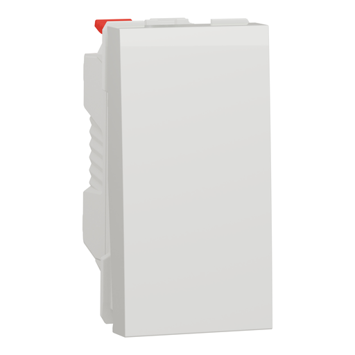 [SCHNU310320] Unica - va-et-vient - 10A - connex rapide - 1 mod - Blanc antibact - méca seul