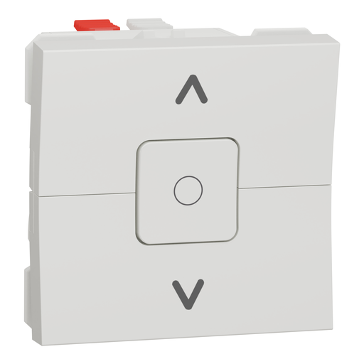[SCHNU320820] Unica - inter volet-roulant - 3 touches - 6A - 2 mod - Blanc anti - méca seul