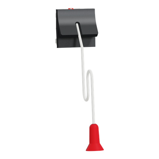 [SCHNU322654] Unica - interrupteur à corde NO/NF - 10A - 2 modules - Anthracite - méca seul