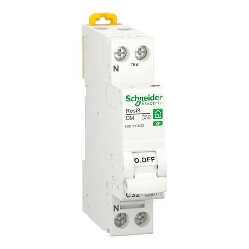 [SCHR9PFC632] Resi9 - disjoncteur modulaire - 1P+N - 32A - courbe C - peignable