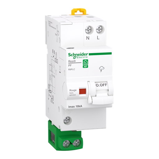 [SCHR9PLC] Resi9 - parafoudre combi - 10kA - 1P+N avec accessoires