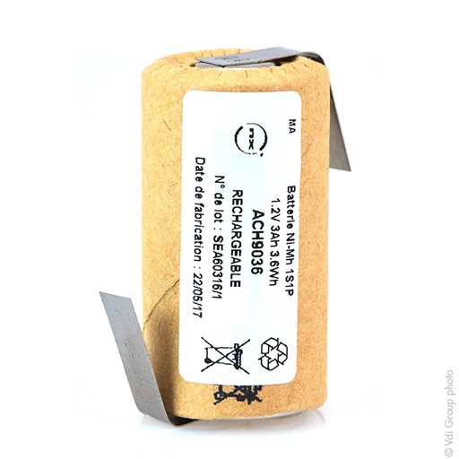[ENIACH9036] Accumulateur(s) Accus Nimh industriels SC HD CARTONNE 1.2V 3000mAh HBL