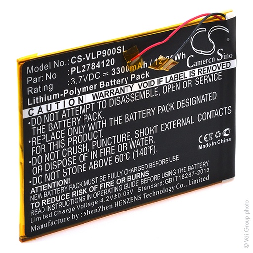 [ENITML90113] Batterie(s) Batterie tablette 3.7V 3200mAh