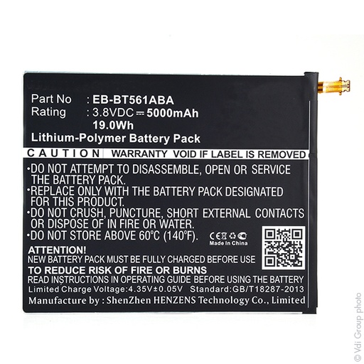 [ENITML90122] Batterie(s) Batterie tablette 3.8V 5000mAh