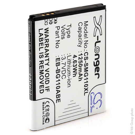 [ENIGML90589] Blister(s) x 1 Batterie téléphone portable pour Samsung 3.7V 1250mAh