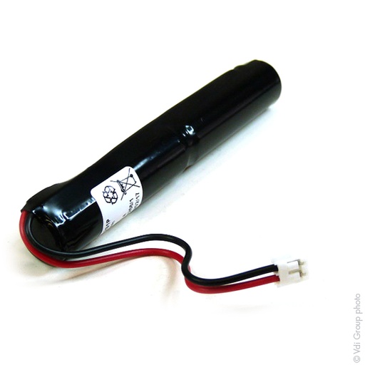 [ENIMGN0879] Pack(s) Batterie eclairage secours 2 x AA HT 2S1P ST4 2.4V 800mAh JST