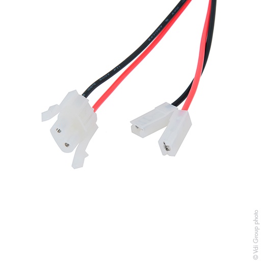 [ENIMGN9043] Batterie(s) Batterie eclairage secours 2xD ST4 + support + AMP 2.4V 4Ah