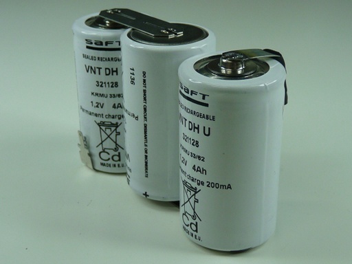 [ENIMXN0019] Pack(s) Batterie eclairage secours 3 VNT D U 3.6V 4.2Ah FAST