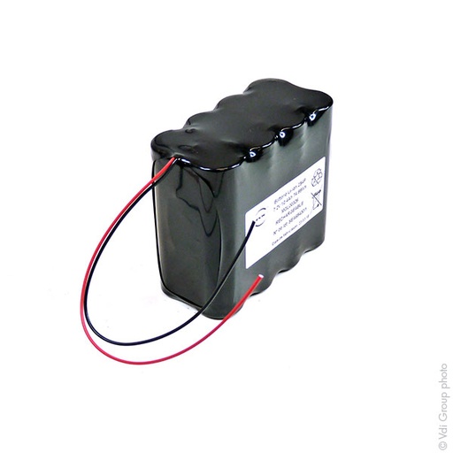 [ENIMGL00326] Pack(s) Batterie Li-Ion 8 x 18650 2S4P ST2 7.2V 10.4Ah Fils