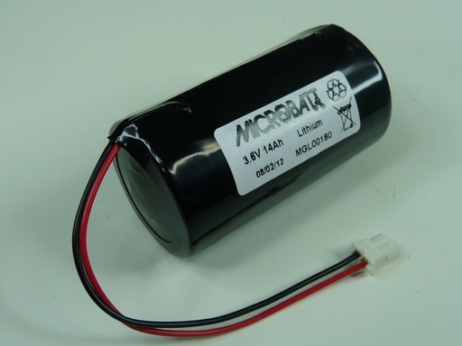 [ENIMGL00180] Pack(s) Batterie lithium D ER34615M 3.6V 14Ah Molex 5264