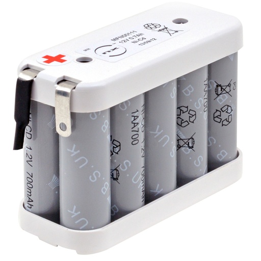 [ENIMFN00111] Pack(s) Batterie Nicd 10x AA 10S1P ST2 12V 700mAh T2
