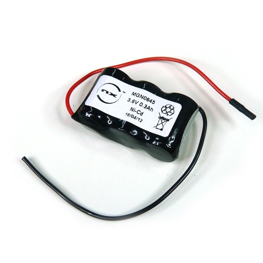 [ENIMGN0645] Pack(s) Batterie Nicd 3x 1/2AA YUASA ST1 3.6V 300mAh Fils