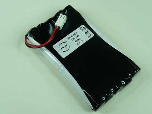 [ENIMGH00411] Pack(s) Batterie Nimh 10x HR4U 10S1P ST5 12V 1000mAh molex