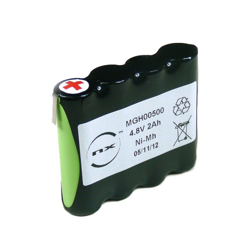 [ENIMGH00500] Pack(s) Batterie Nimh 4x AA NX 4S1P ST1 4.8V 2000mAh T2
