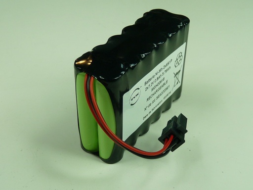 [ENIMGH00618] Pack(s) Batterie Nimh 12x AAA ST2 2x 6S1P 7.2V 800mAh Molex