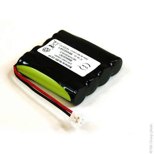 [ENIMGH00767] Pack(s) Batterie Nimh 4x AAA 4S1P ST1 4.8V 0.8Ah JST