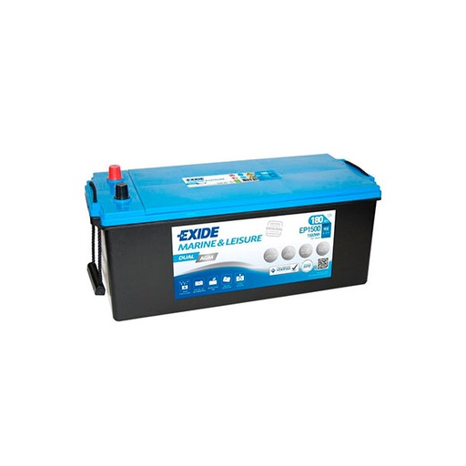 [ENIBPA70111] Batterie(s) Batterie bateau EXIDE Dual AGM EP1500 (1500Wh) 12V 180Ah Auto