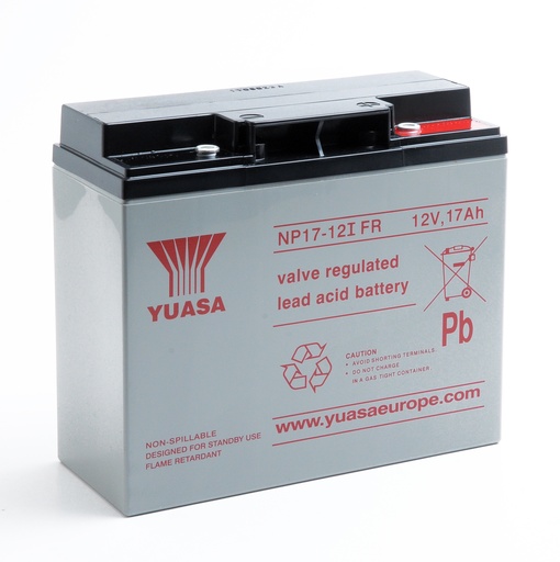 [ENIAMP9239] Batterie(s) Batterie plomb AGM YUASA NP17-12I FR 12V 17Ah M5-F