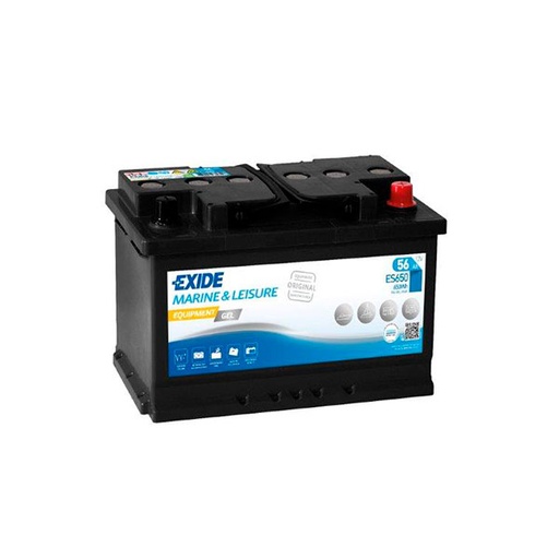 [ENIBPA70103] Batterie(s) Batterie plomb etanche gel EXIDE Equipment GEL ES650 (650Wh) 12V 56A