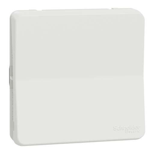 [SCHMUR39027] Mureva Styl - Bouton poussoir - composable - IP55 IK08 - connexion auto - blanc