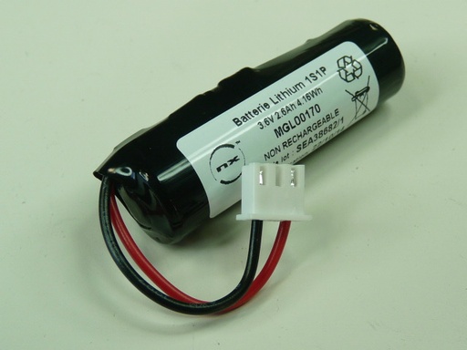 [ENIMGL00170] Pack(s) Batterie automate LS14500 AA 3.6V 2600mAh JST