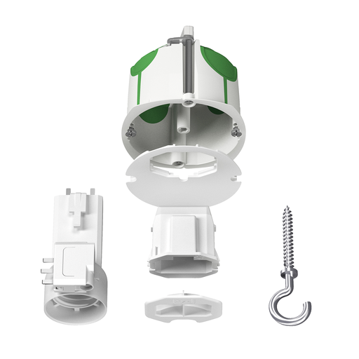 [SCHIMT35021] Multifix Air  DCL -  boîte centre couv. affleurant, connect, douille, piton