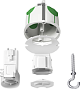 [SCHIMT35021] Multifix Air  DCL -  boîte centre couv. affleurant, connect, douille, piton
