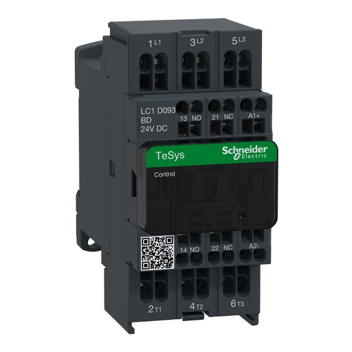 [SCHLC1D093BD] TeSys LC1D - contacteur - 3P - AC-3 440V - 9A - bobine 24Vcc