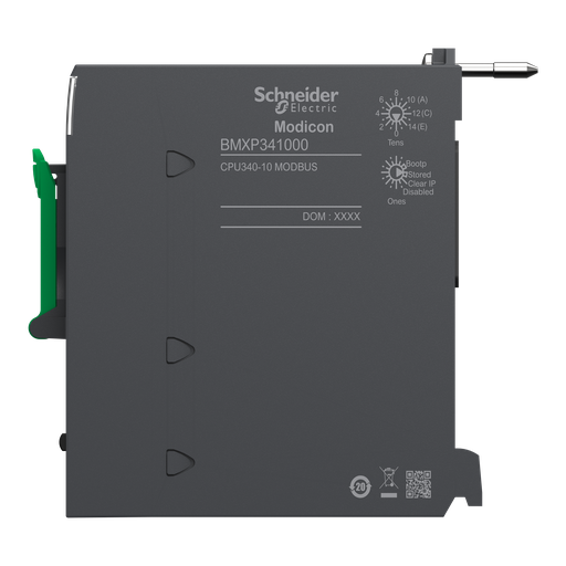 [SCHBMXP341000] Modicon M340 - processeur - 512 E/S TOR 128 E/S ANA - 1Modbus