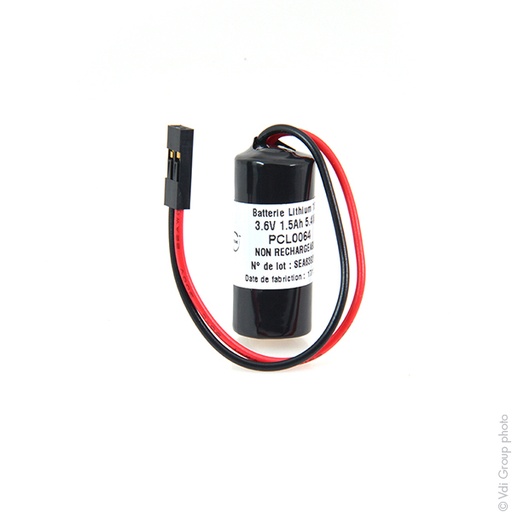 [ENIPCL0064] Pile(s) Batterie automate 1x 2/3AA 1S1P 3.6V 1.5Ah BERG