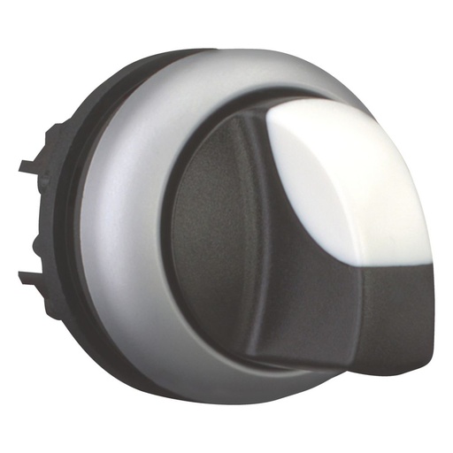 [EAT216867] Commutateur rotatif, manette, 2 positions, noir, à accrochage