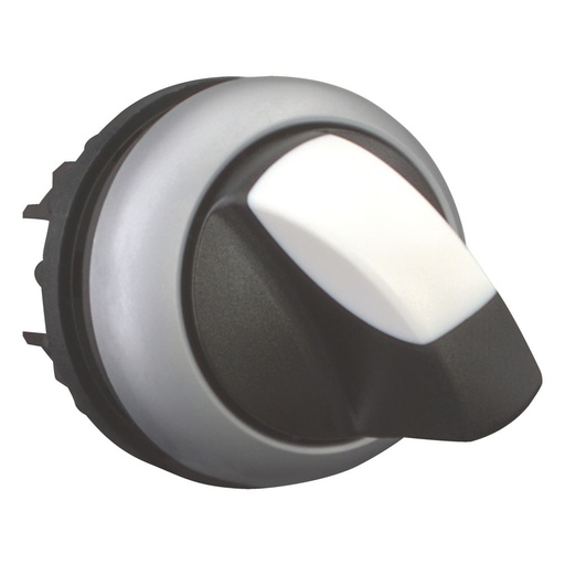 [EAT216874] Commutateur rotatif, manette, position V, noir, à accrochage