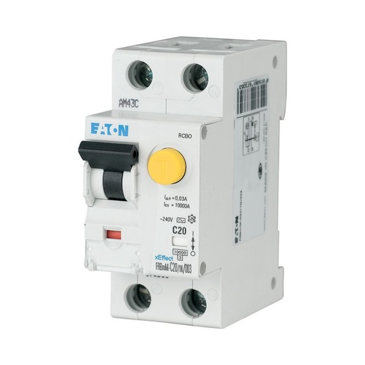[EAT170711] Disjoncteur différentiel FRBmM, 30mA, courbe B, 1P+N, type G