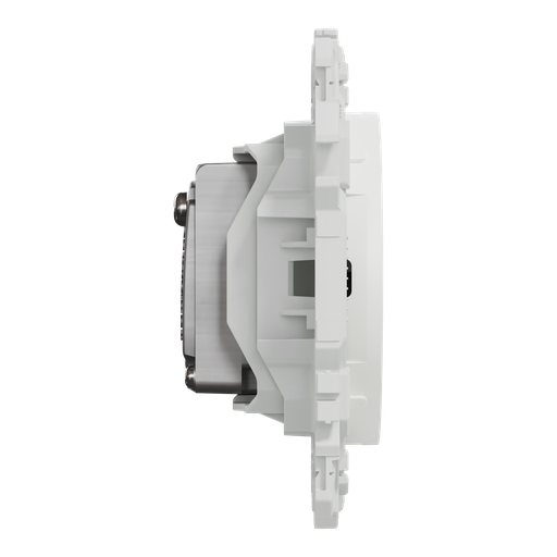 [SCHS920445] Odace - prise TV simple mâle - sortie coaxiale - blanc craie