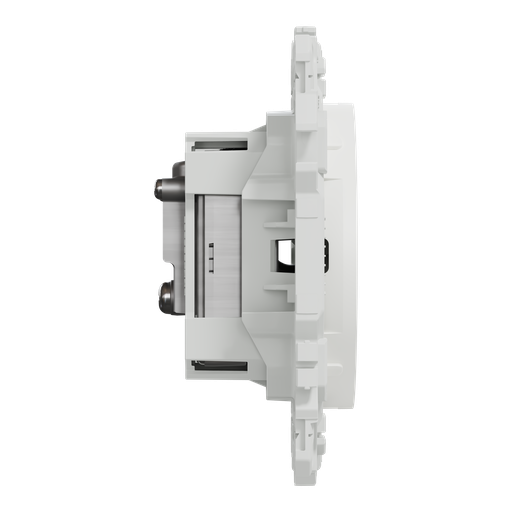 [SCHS920451] Odace - prise TV/FM - sorties coaxiales - blanc craie