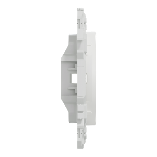 [SCHS920666] Odace - obturateur - pré-perçage pour sortie de câble - blanc craie