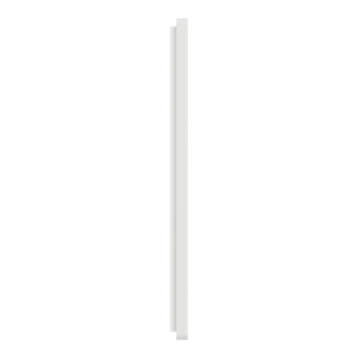 [SCHS920816] Odace Architecte - plaque 3 postes entraxe spécifique 57mm - Blanc craie