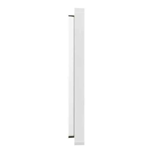 [SCHS934802] Odace Architecte - plaque de finition 1 poste - Blanc émaillé