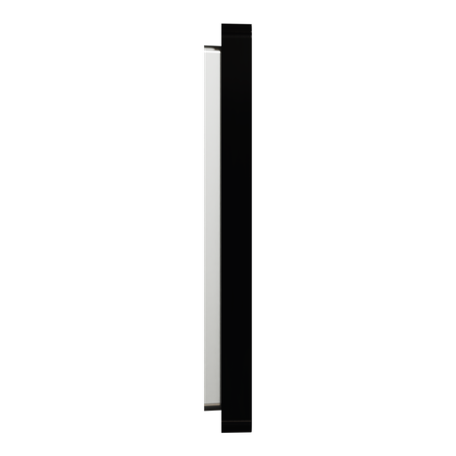 [SCHS935802] Odace Architecte - plaque de finition 1 poste - Noir émaillé