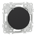 [SCHS940204] Odace - va-et-vient ou poussoir - 10AX - noir onyx