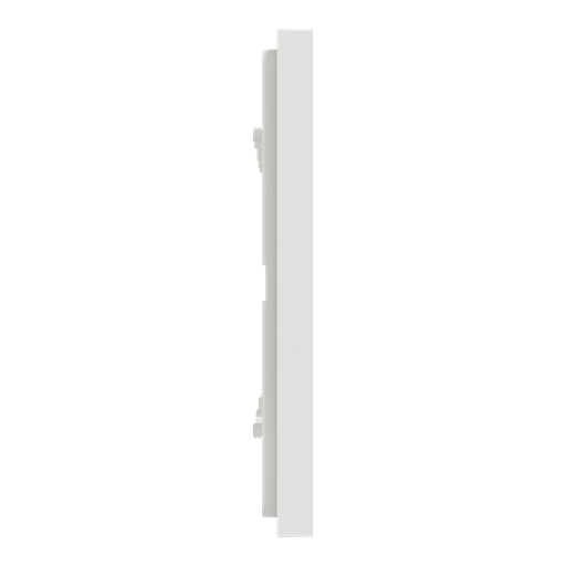 [SCHNU600618] Unica Déco Essentielle - Plaque de finition - Blanc - 3 postes horiz vert
