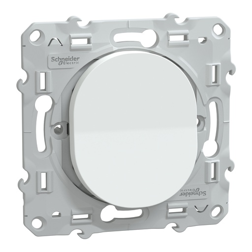 [SCHS320204] Ovalis - interrupteur va et vient - 10AX - Blanc