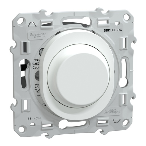 [SCHS320519] Ovalis - Variateur de lumière universel - 2/3 fils - Blanc