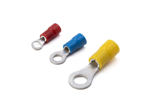 [CEMBFM35] Cosse préisolée ronde bleue (1,5 à 2,5 mm²) - Diam. 3,5 mm