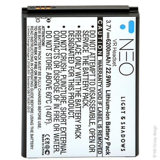 [ENIGML90366NEO] Blister(s) x 1 Batterie téléphone portable pour Samsung 3.7V 6200mAh
