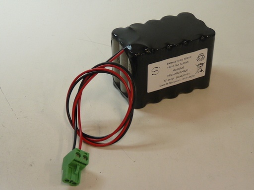 [ENIMGN0946] Pack(s) Batterie Nicd 15x AA 15S1P ST2 18V 700mAh Phoen